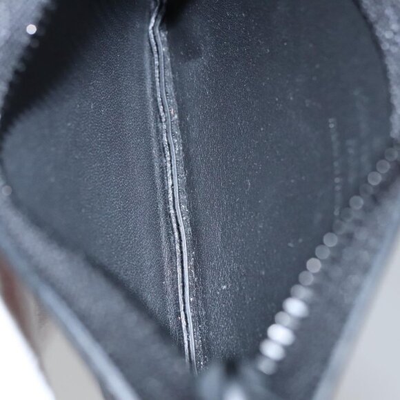 LOUIS VUITTON Aerogram Pochette Cles Coin Purse Black - Picture 9 of 16